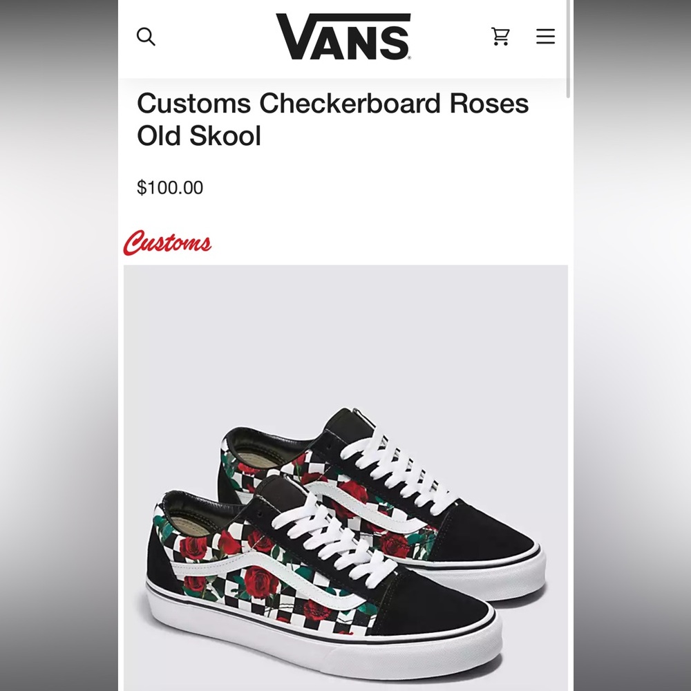 Vans Poppy Old Skool Sneakers Size 11 - Picture 4 of 10